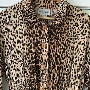 Vintage Leopard Print Jumper